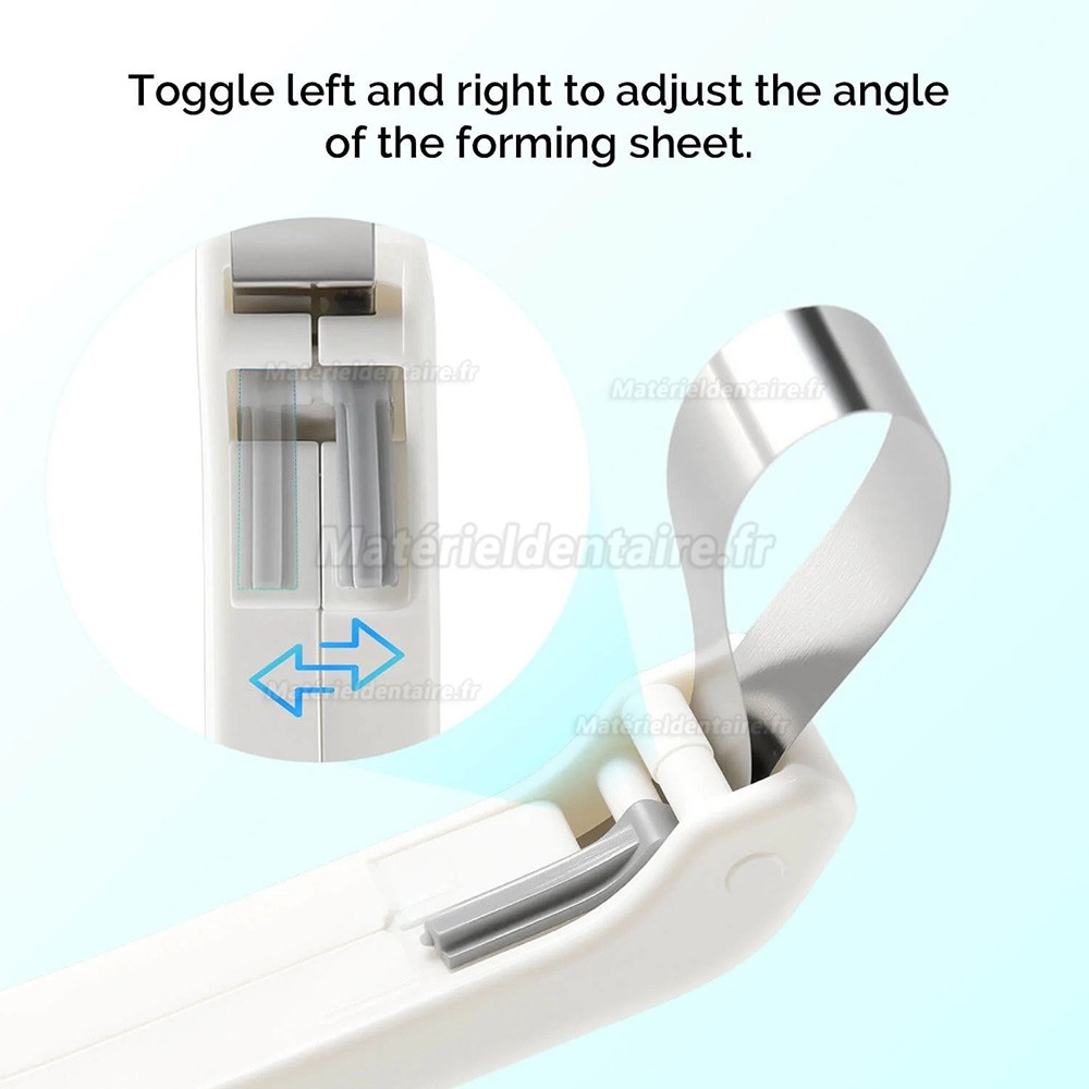 10 matrices de contourage dentaires transparentes, outil de contourage proximal ajustable 6 mm/4,5 mm